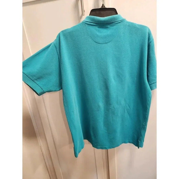 Vintage 90's Woolrich Bright Blue Polo Shirt Sz L / XL - Picture 2 of 7